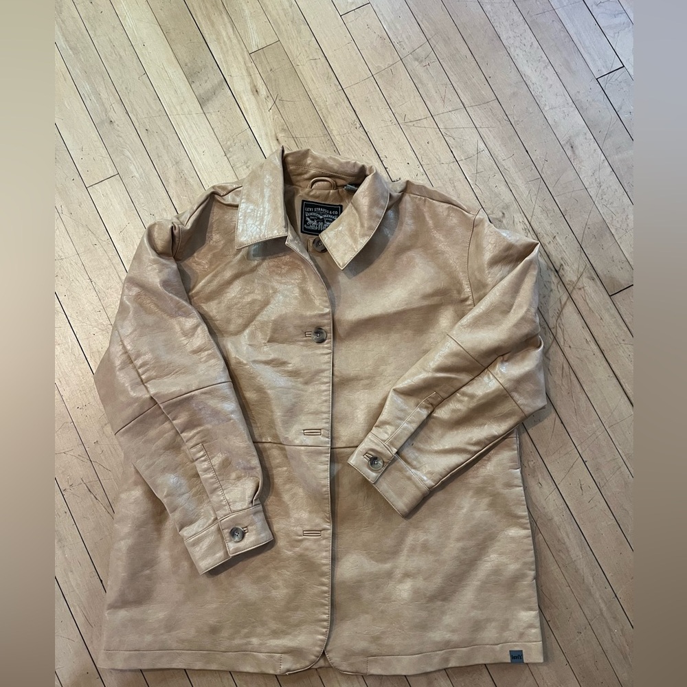 Levi's Vegan Leather Oversized Shacket